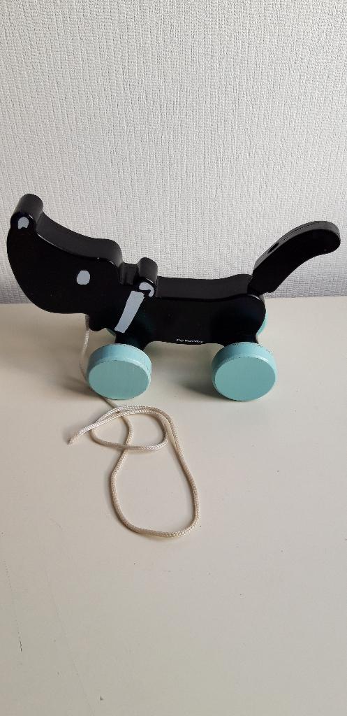 Houten loop hondje Takkie van Fiep Westendorp, Ophalen of Verzenden, Duw- of Trekspeelgoed