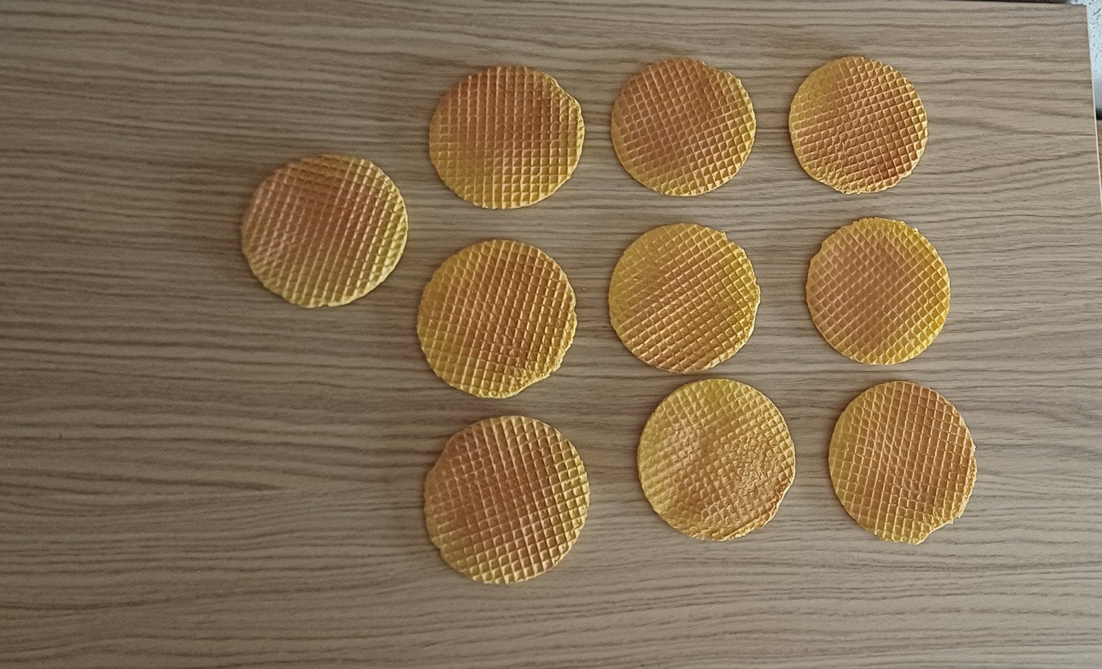 Decoratie stroopwafels.
10 Stuks., Ophalen of Verzenden, Gebruikt