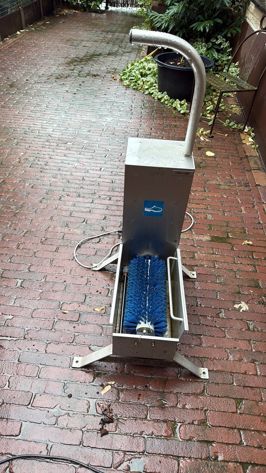 Professionele elektrische schoenenborstelmachine, Ophalen, Bezem of Borstel