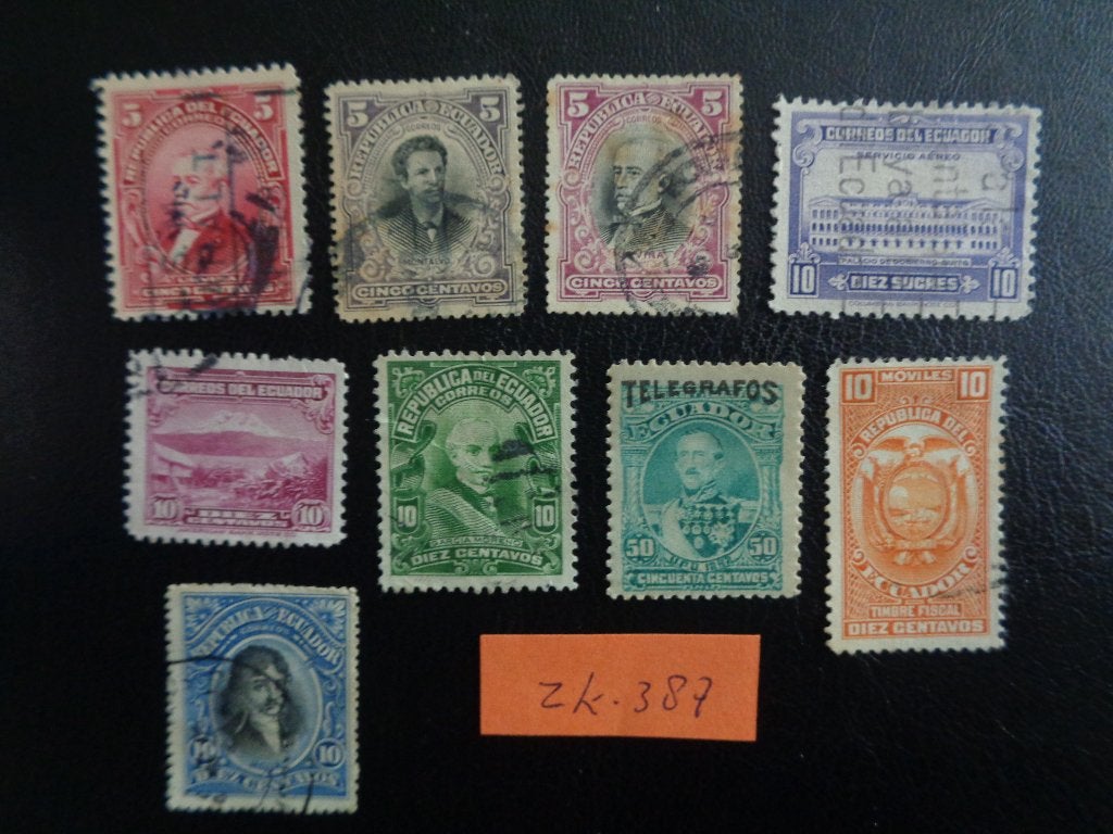 ecuador - diverse (zk-387), Ophalen of Verzenden, Gestempeld, Zuid-Amerika