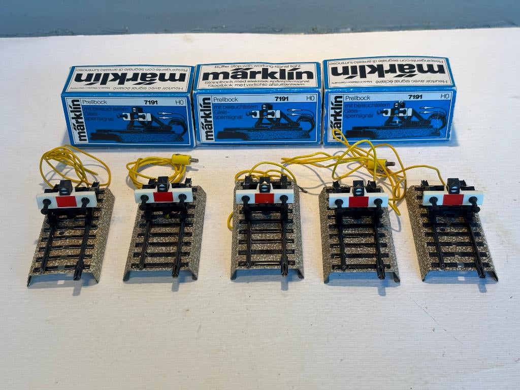 Märklin 7191 stootblok nieuwe model, Wisselstroom, Rails, Ophalen of Verzenden, Zo goed als nieuw