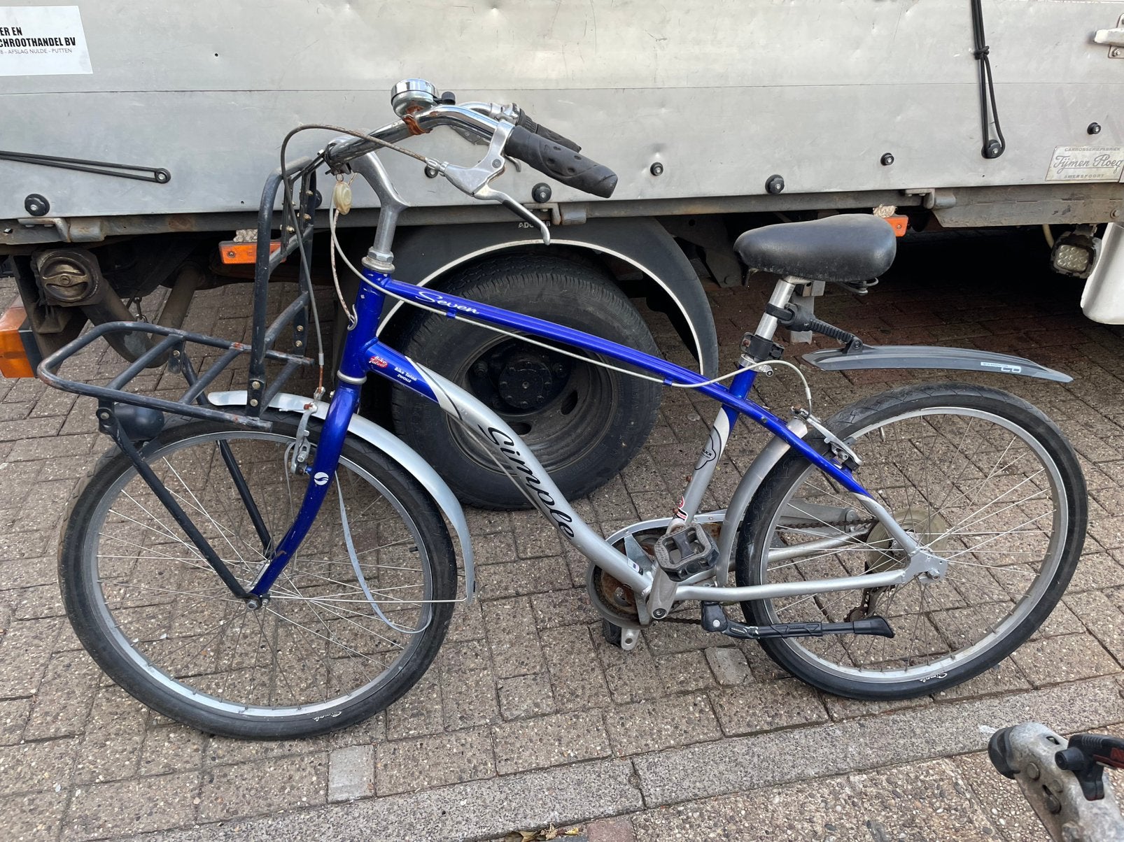 Chopper cruiser fiets met werk, Ophalen, Staal, Zo goed als nieuw, Minder dan 47 cm