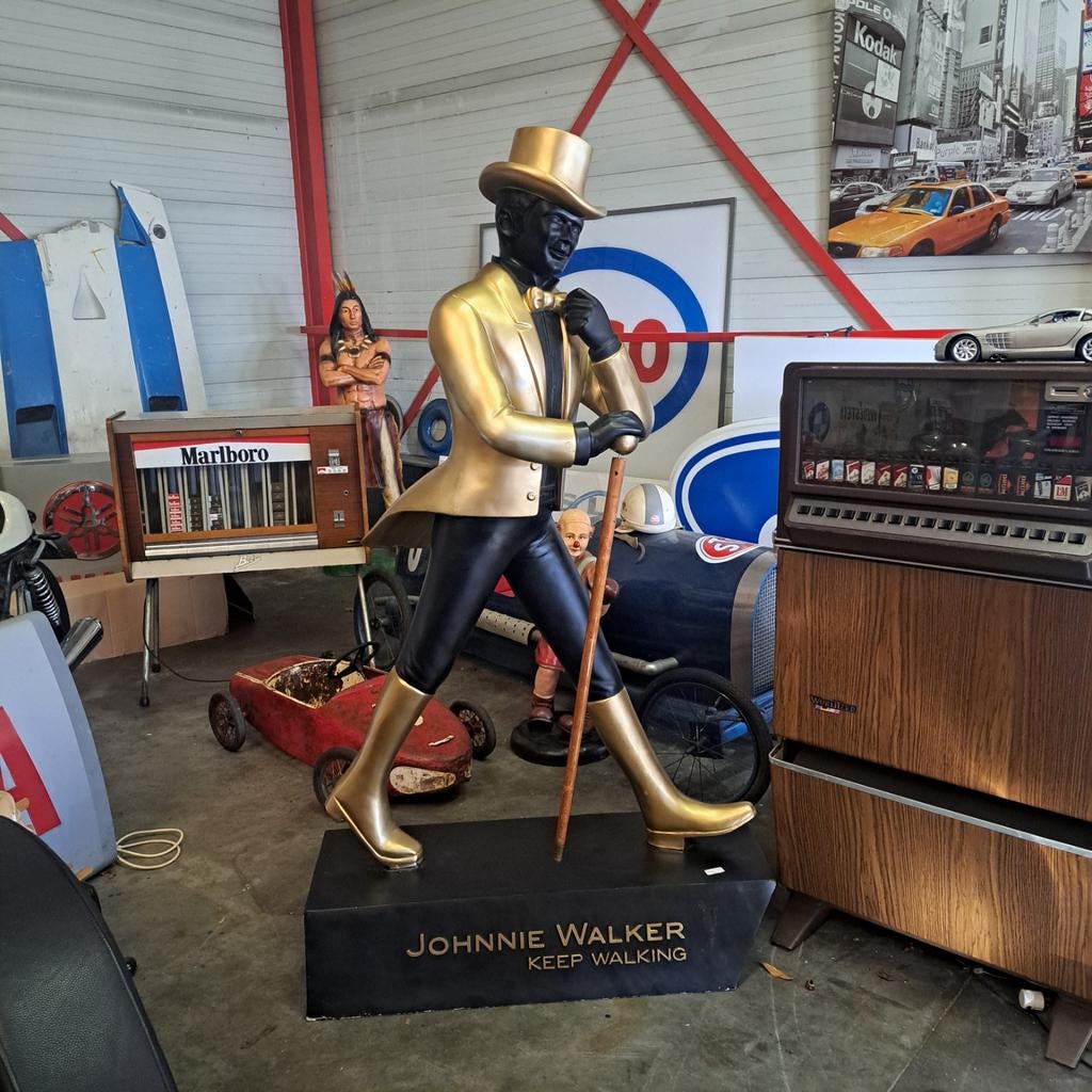 Johnnie Walker Black label Beeld Xxl, Ophalen, Gebruikt, Reclamebord