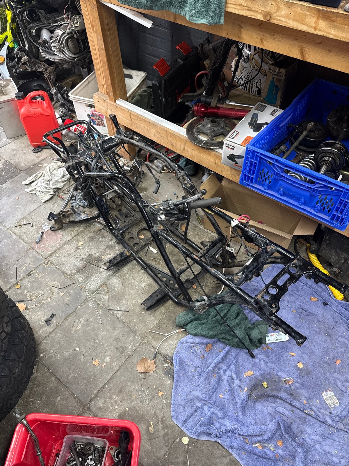 Yamaha Breeze 125cc Frame - Gebruikt Onderdeel, Motoren, Ophalen, Gebruikt