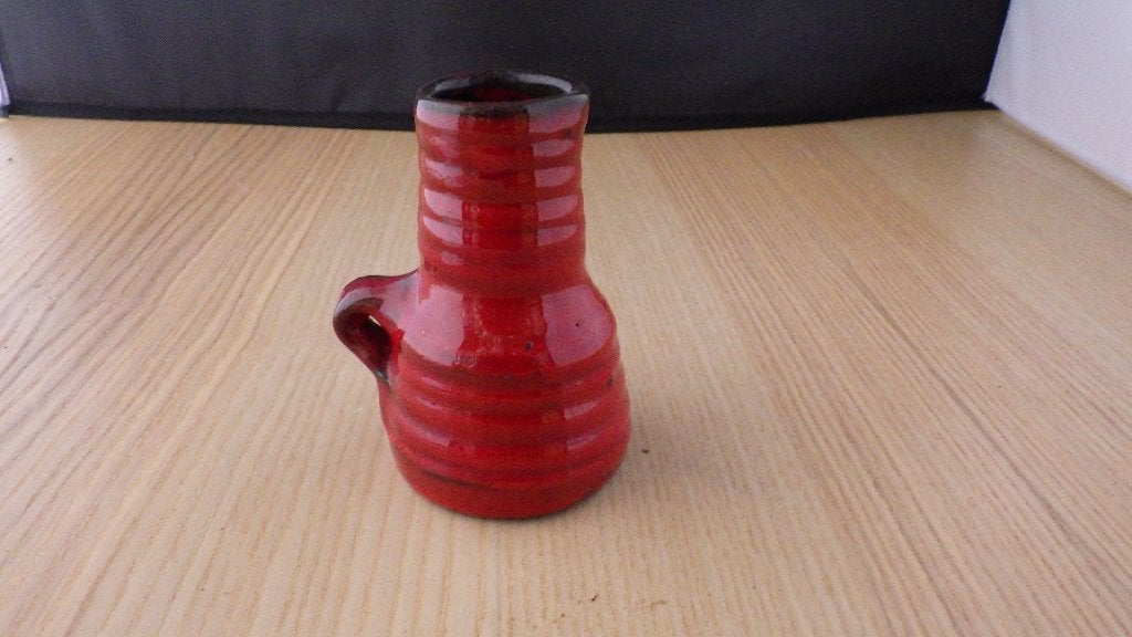 mooie kleine vintage vaasjes, Huis en Inrichting, Woonaccessoires | Vazen, Ophalen of Verzenden, Gebruikt, Rood, Steen/keramiek