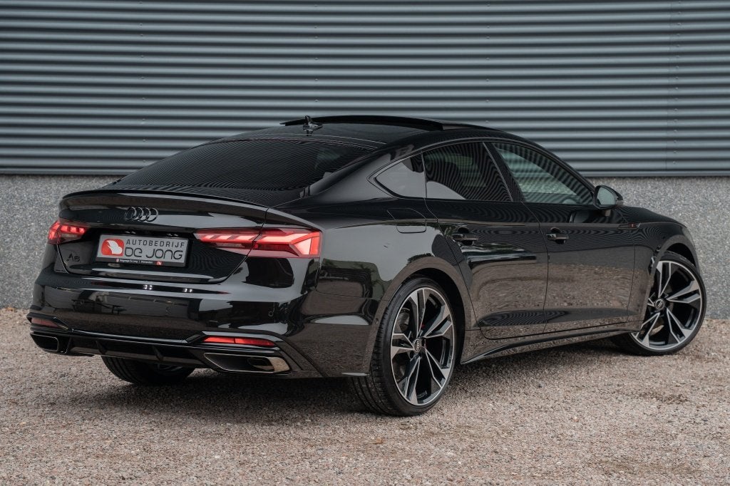 Audi A5 Sportback 40 TFSI Competition 204PK | RS-Stoelen | P, Automaat, Automatische klimaatregeling, Gebruikt, Zwart