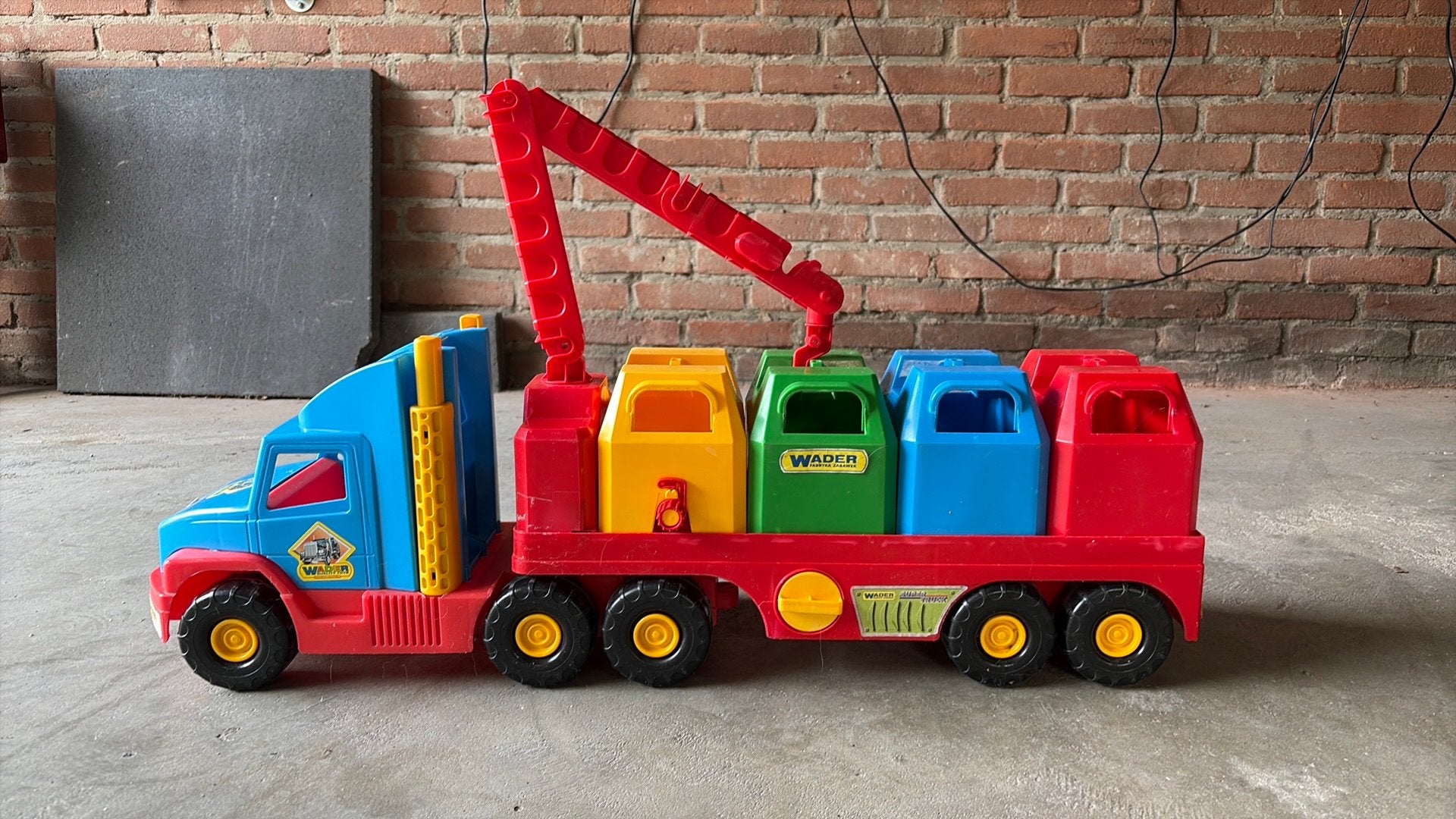 Grote takelwagen van Wader, Ophalen, Gebruikt