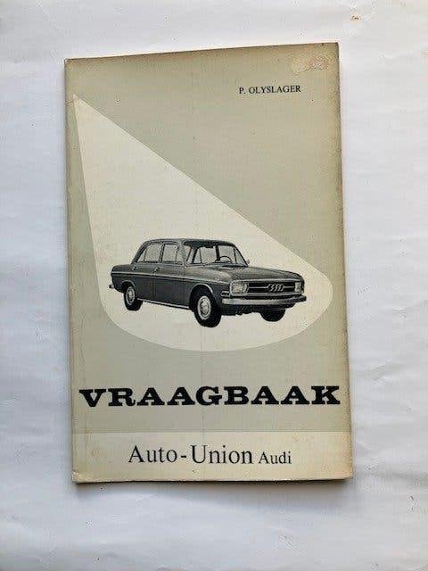 Vraagbaak     Auto - Union Audi   coach en sedan        1966, Auto diversen, Ophalen of Verzenden