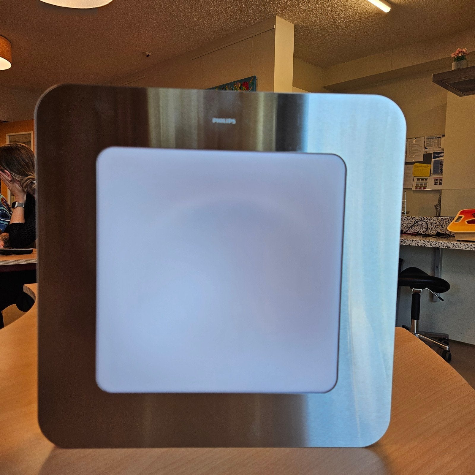 Nieuwe Philips Ecomoods Buiten Wandlamp Inox 22W 1800Lm, Ophalen, Minder dan 50 watt, Wandlamp, Nieuw