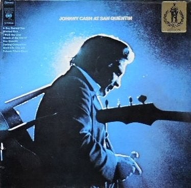 Johnny Cash LP "Live at St. Quentin", Ophalen, Gebruikt, Fotohoes, Overige genres