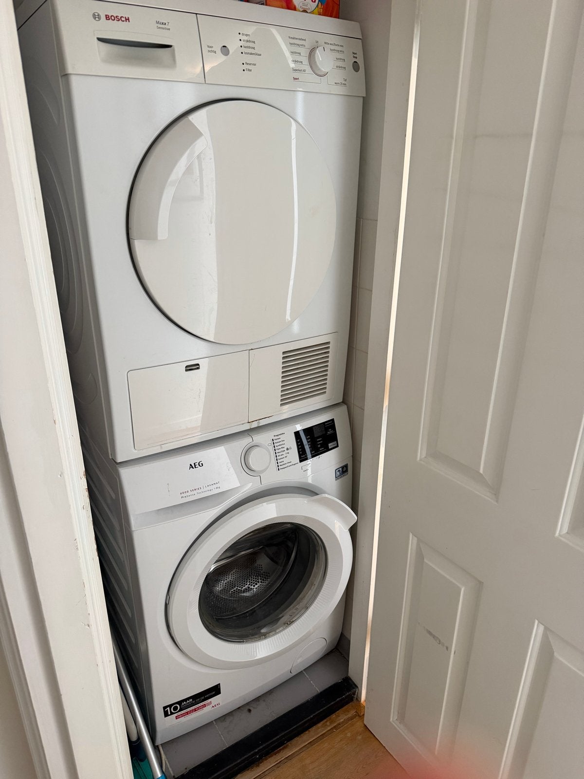 Bosch Maxx 7 droger, Witgoed en Apparatuur, Wasdrogers, Ophalen, 6 tot 8 kg, Gebruikt, Voorlader