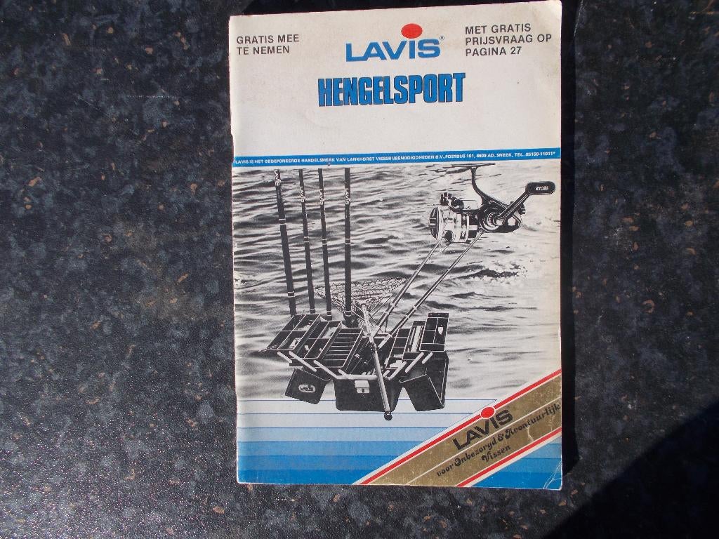 LAVIS hengelsport catalogus 1979, Ophalen of Verzenden, Gebruikt, Boek of Tijdschrift