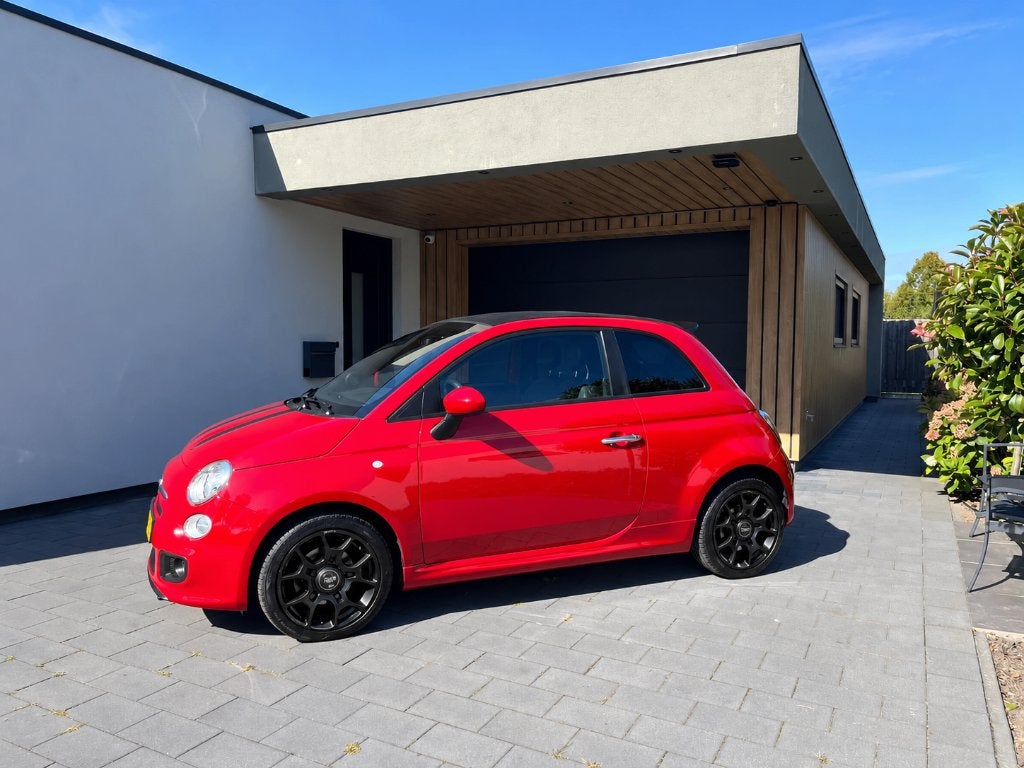 Fiat 500C 0.9 TwinAir | 96.314 km | koppeling + DMF nieuw, Cabriolet, Leder en Stof, Origineel Nederlands, Handgeschakeld