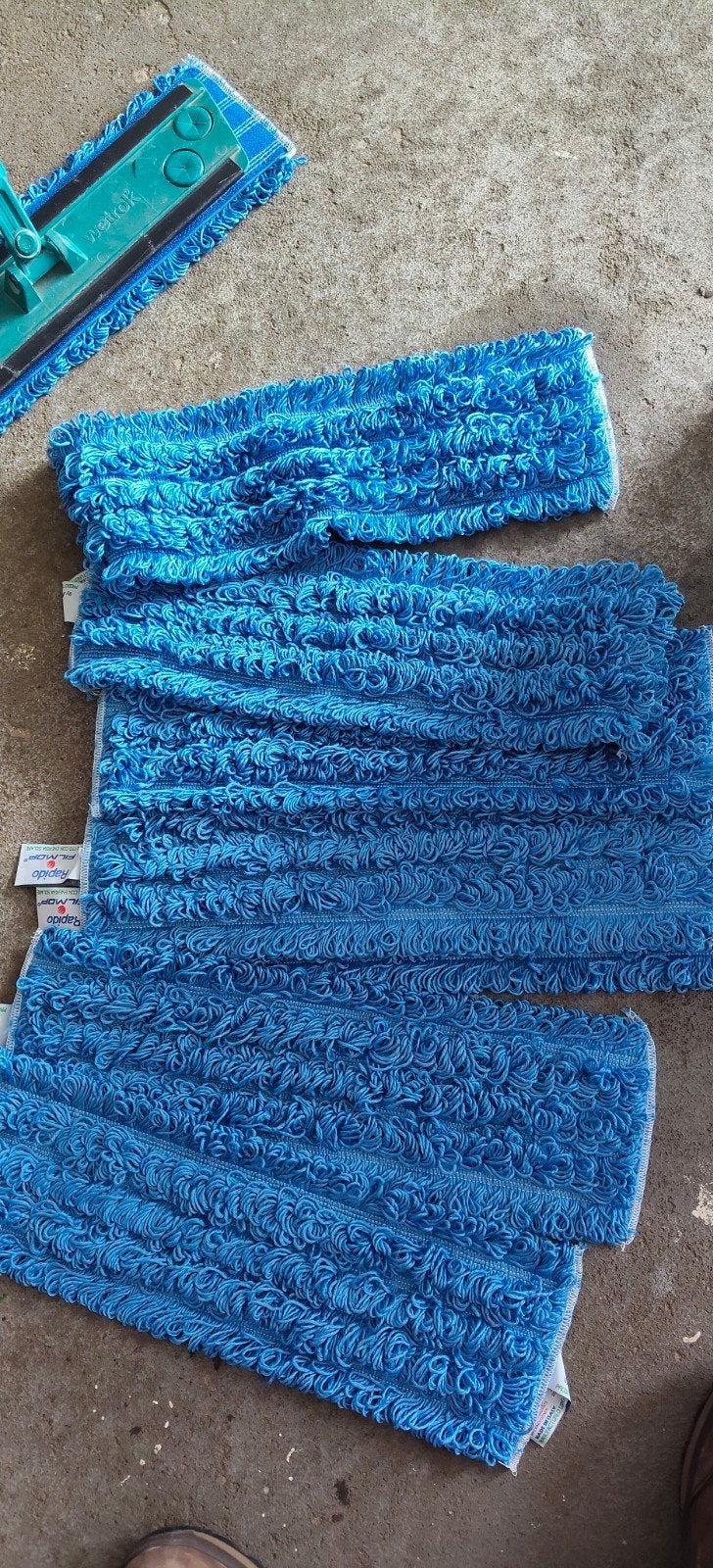 Clean Turbo Mop met emmer en 8 dweilen, Ophalen of Verzenden, Mop of Dweil