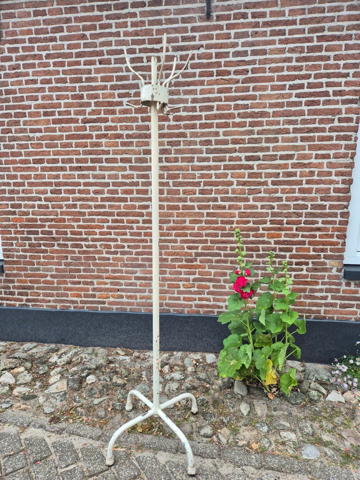 Metalen ziekenhuis kapstok staand, Antiek en Kunst, Ophalen of Verzenden