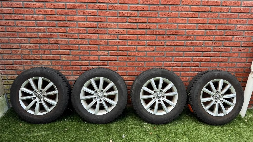 Winterset Winterbanden VW Golf 15 inch 195/65/R15 91H, Ophalen, Gebruikt, 15 inch, Banden en Velgen