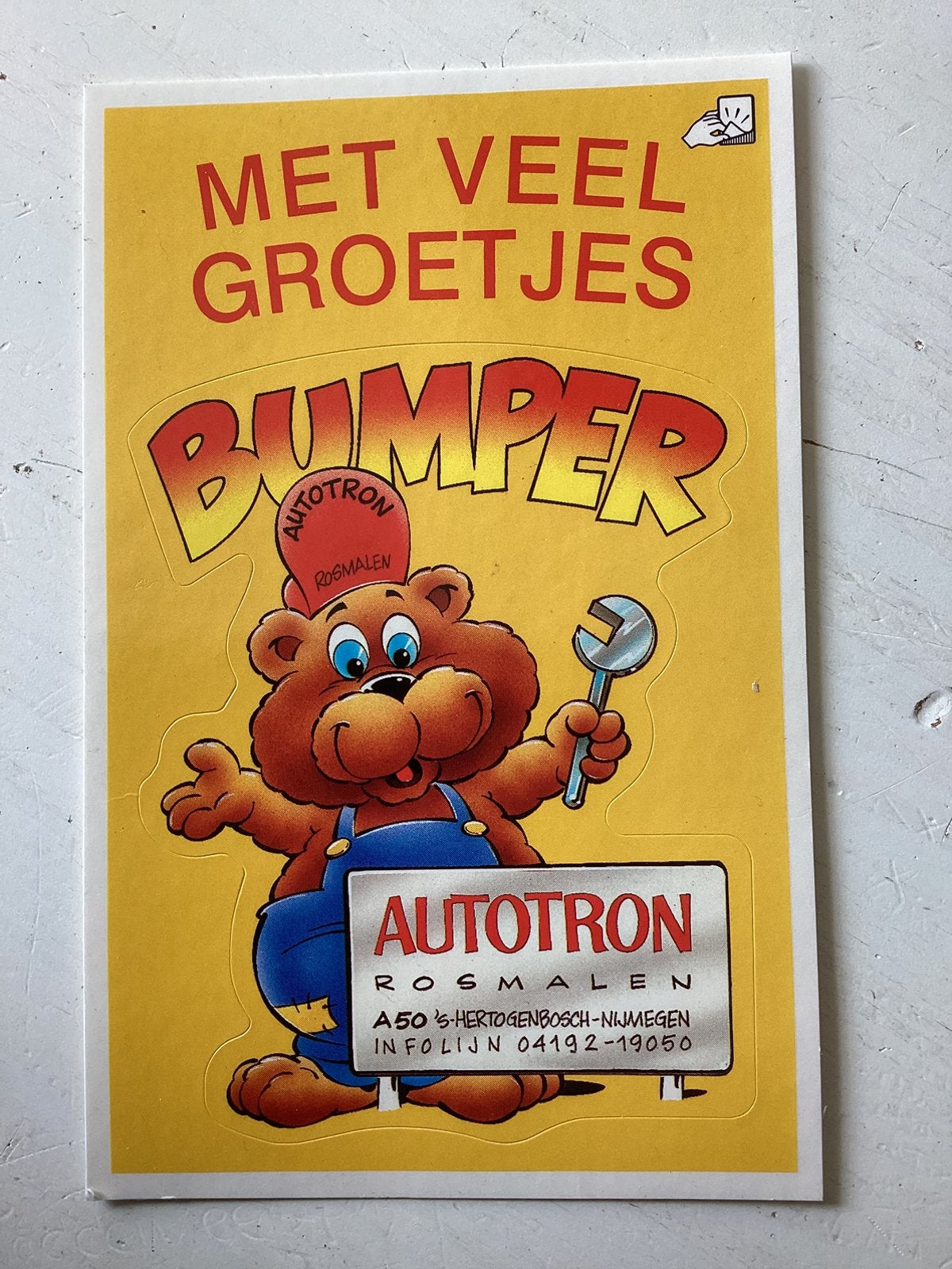 Ansichtkaart/Stickerkaart Autotron Rosmalen, Verzenden, Ongelopen, Noord-Brabant