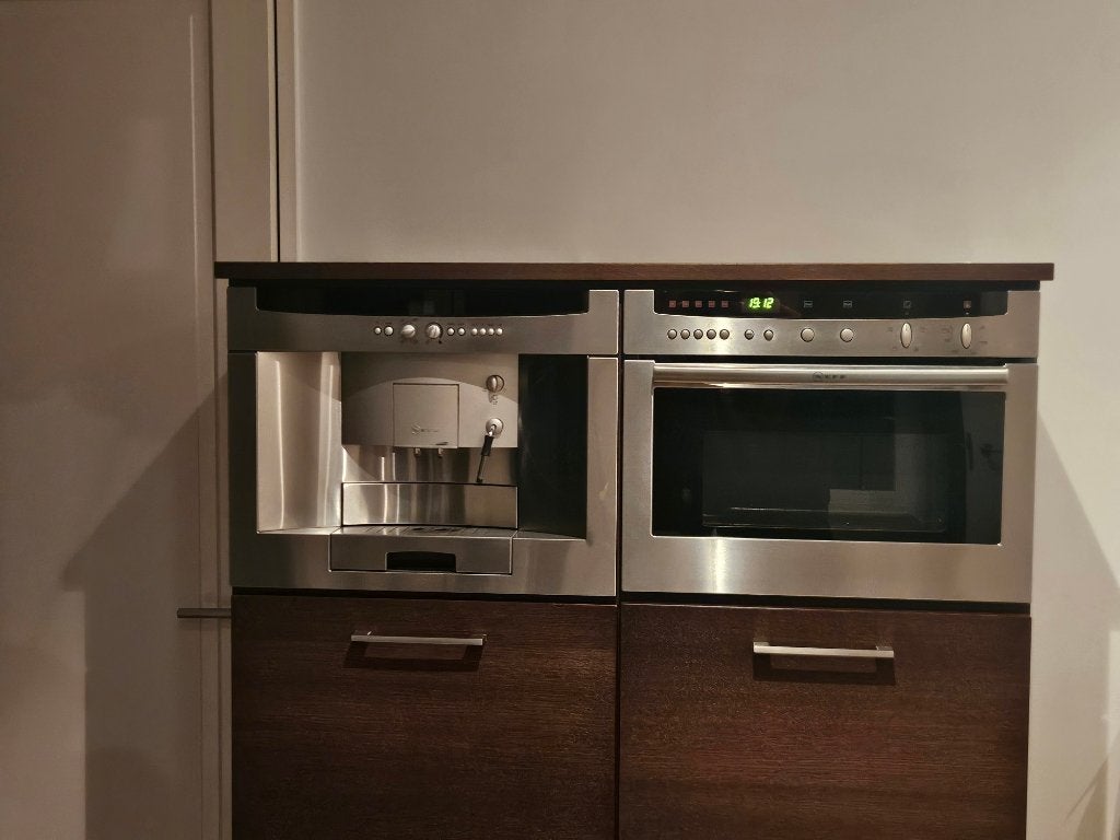 Combimagnetron inbouw, Witgoed en Apparatuur, Ophalen, Gebruikt, 4 kookzones, Inbouw