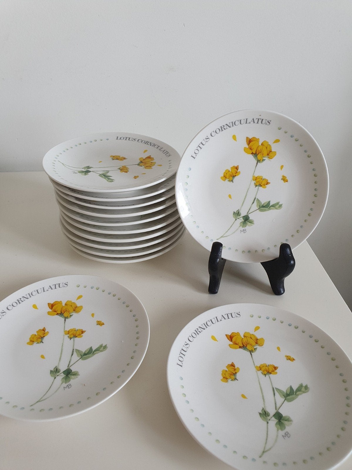 Vintage Wildflowers Marjolein Bastin  12 cm. niet gebruikt,, Antiek en Kunst, Ophalen of Verzenden