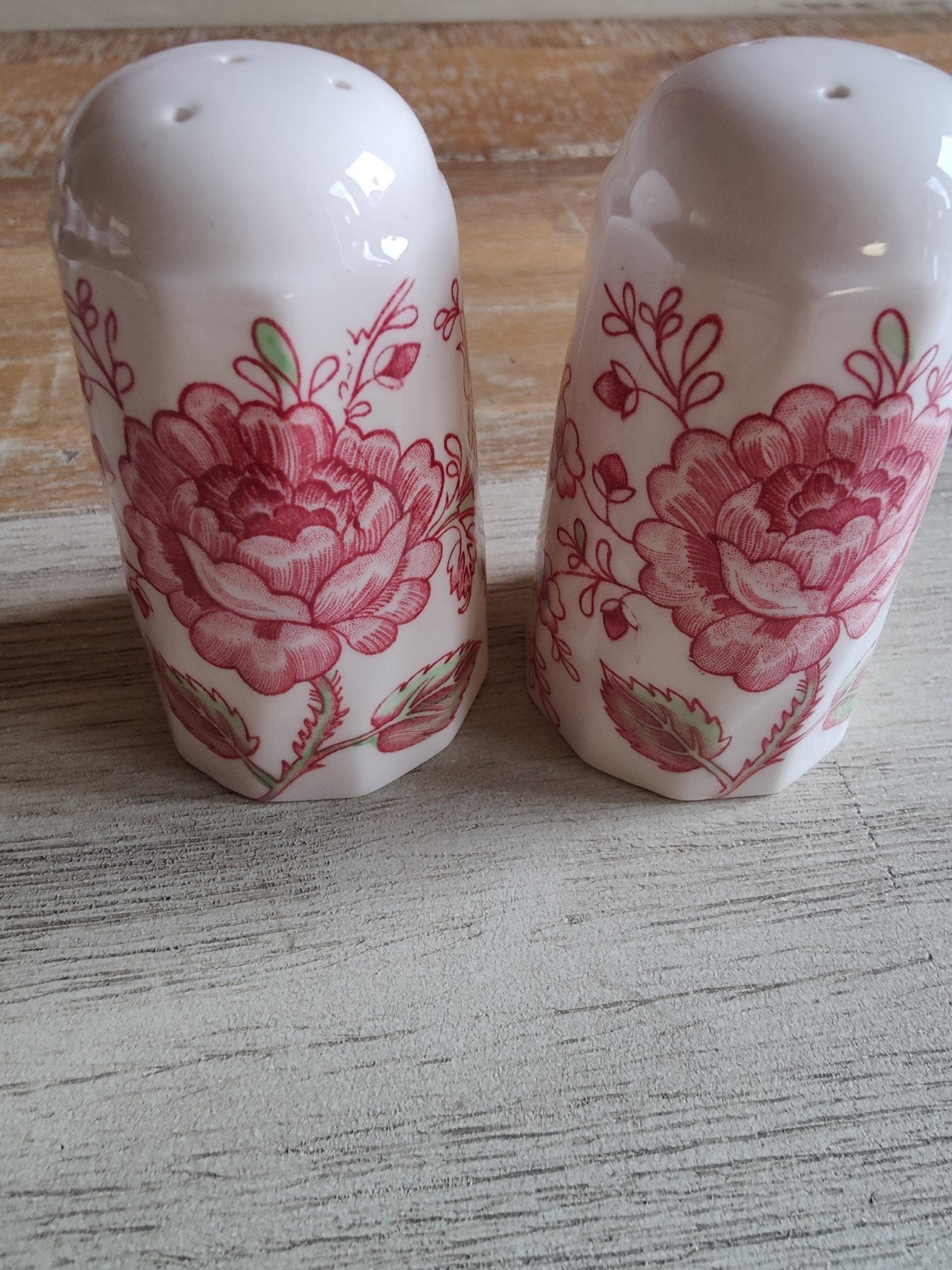 Johnson brothers Rose chintz peper en zout setje, Verzenden, Klassiek, Overige typen, Zo goed als nieuw