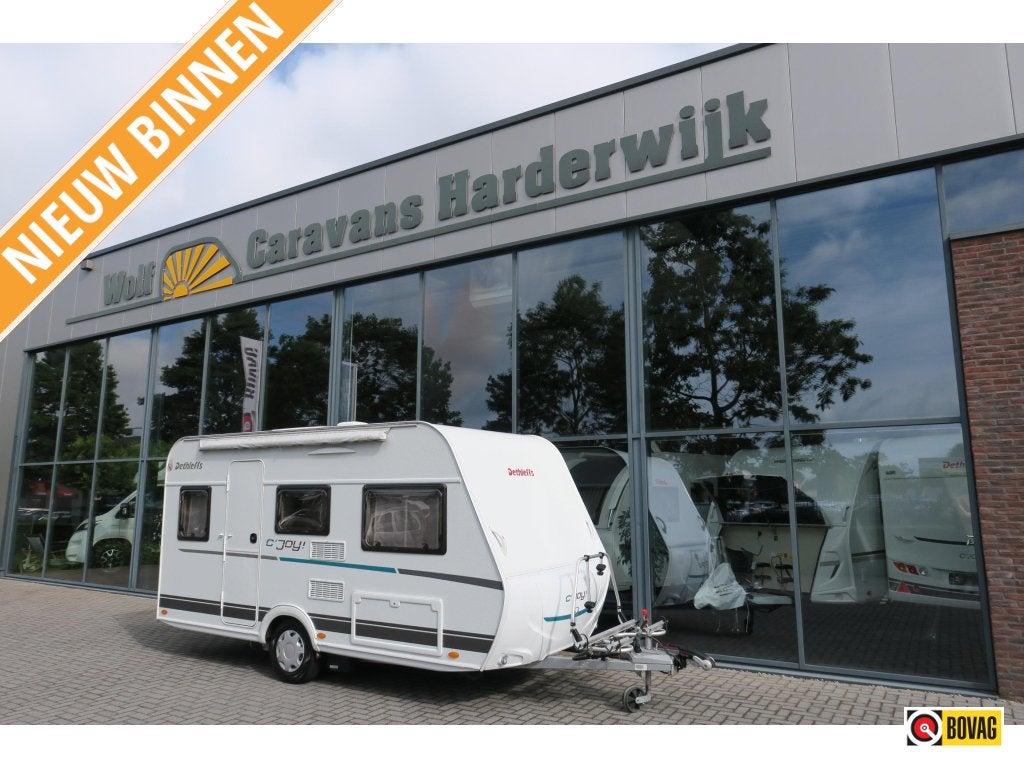 Dethleffs C'Joy 410 QL MOVER+2x FIETSENDR, Caravans en Kamperen, Standaardzit, Schokbreker, Bedrijf, 750 - 1000 kg