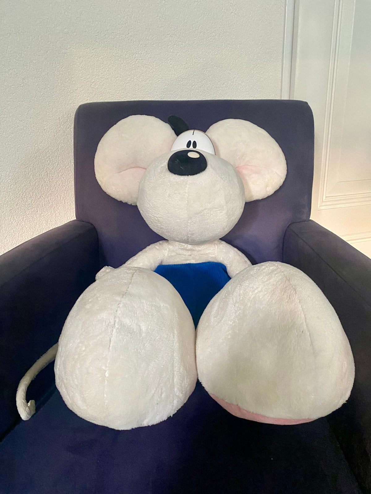 Diddl knuffel - 80cm, Kinderen en Baby's, Speelgoed | Knuffels en Pluche, Muis, Gebruikt, Overige merken, Overige karakters