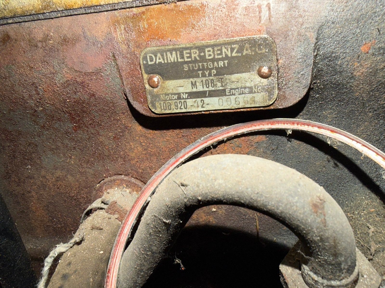 Mercedes-Benz W108 250S Motor M108 Automaat Flachkühler, Ophalen, Gebruikt, Mercedes-Benz