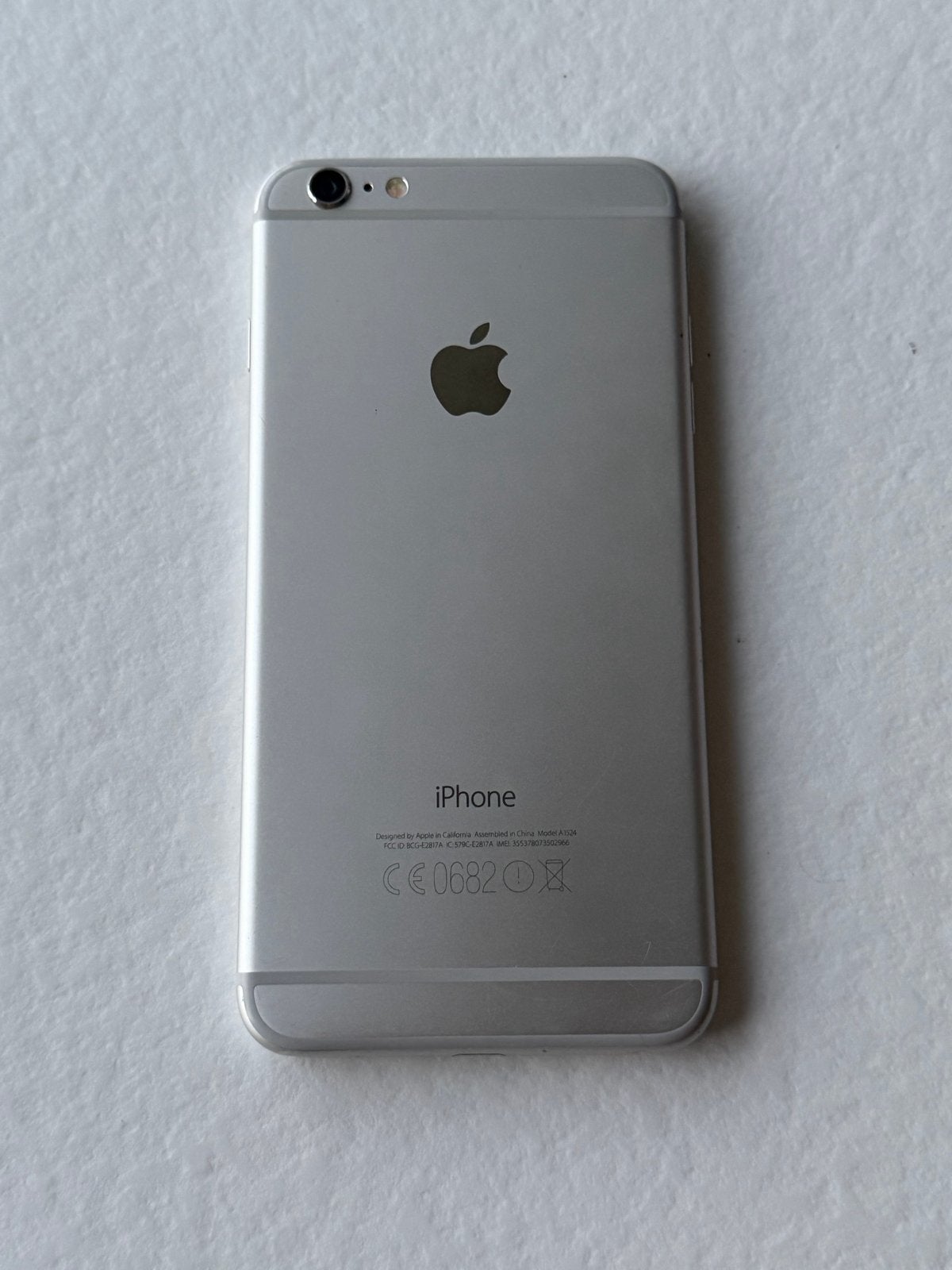 iPhone 6 Plus - Gebruikt, iOS 12.5.8, 84% batterij, Ophalen, Gebruikt, Wit, 64 GB