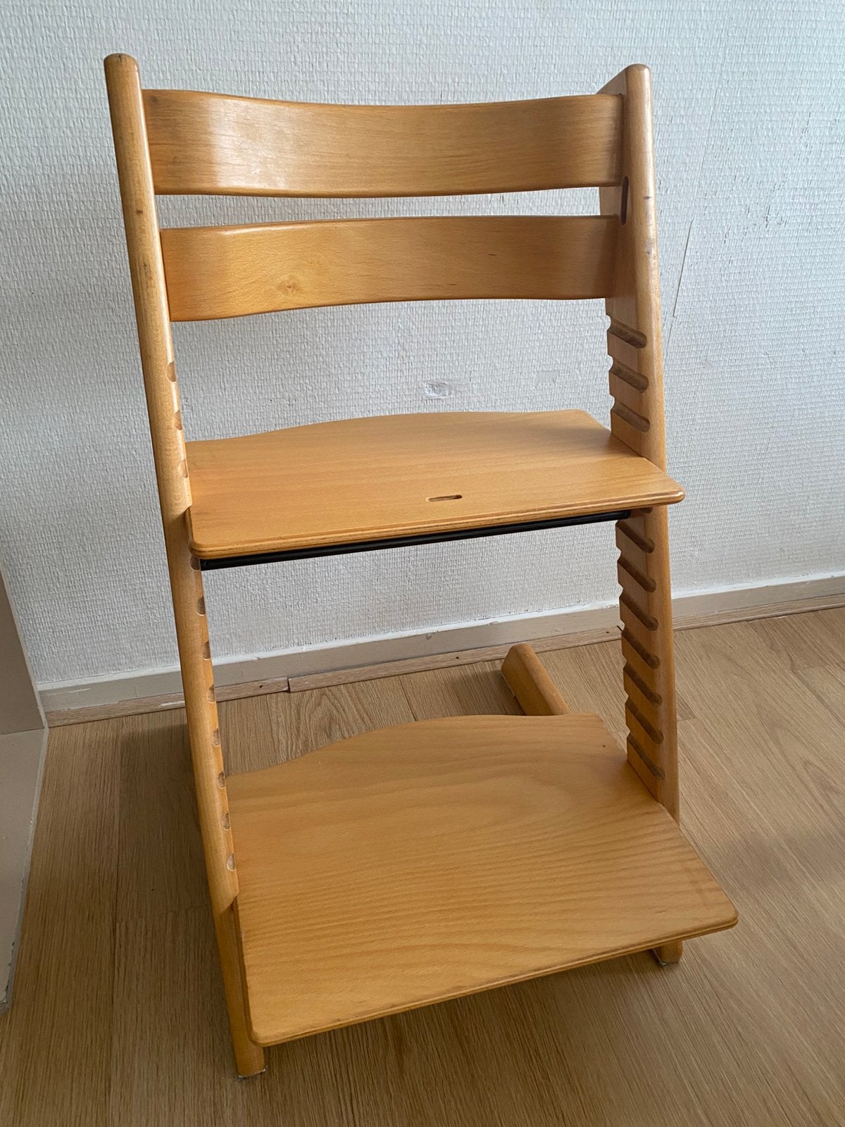 Stokke Tripp Trapp kinderstoel beuken oud model, Kinderen en Baby's, Ophalen of Verzenden, Zo goed als nieuw, Meegroeistoel