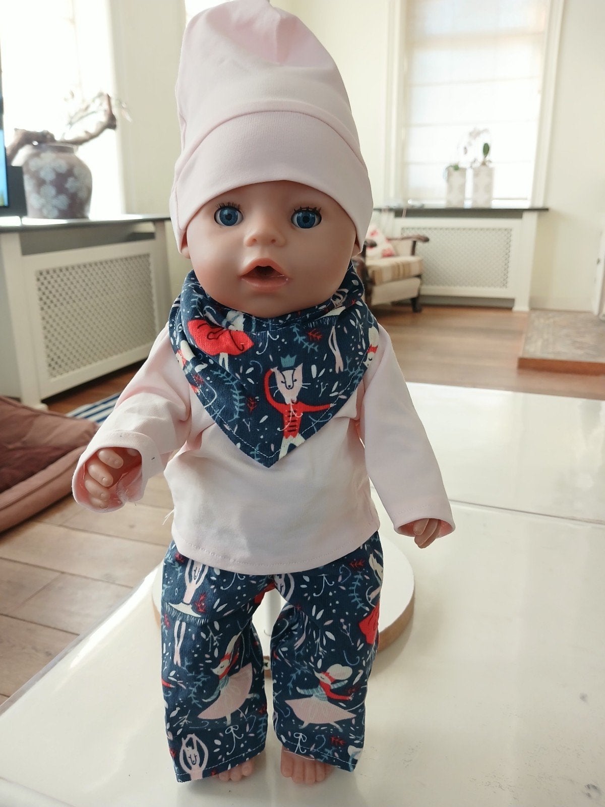 Leuk 4 delig set baby born pop 43cm nieuw, Ophalen of Verzenden, Nieuw, Babypop