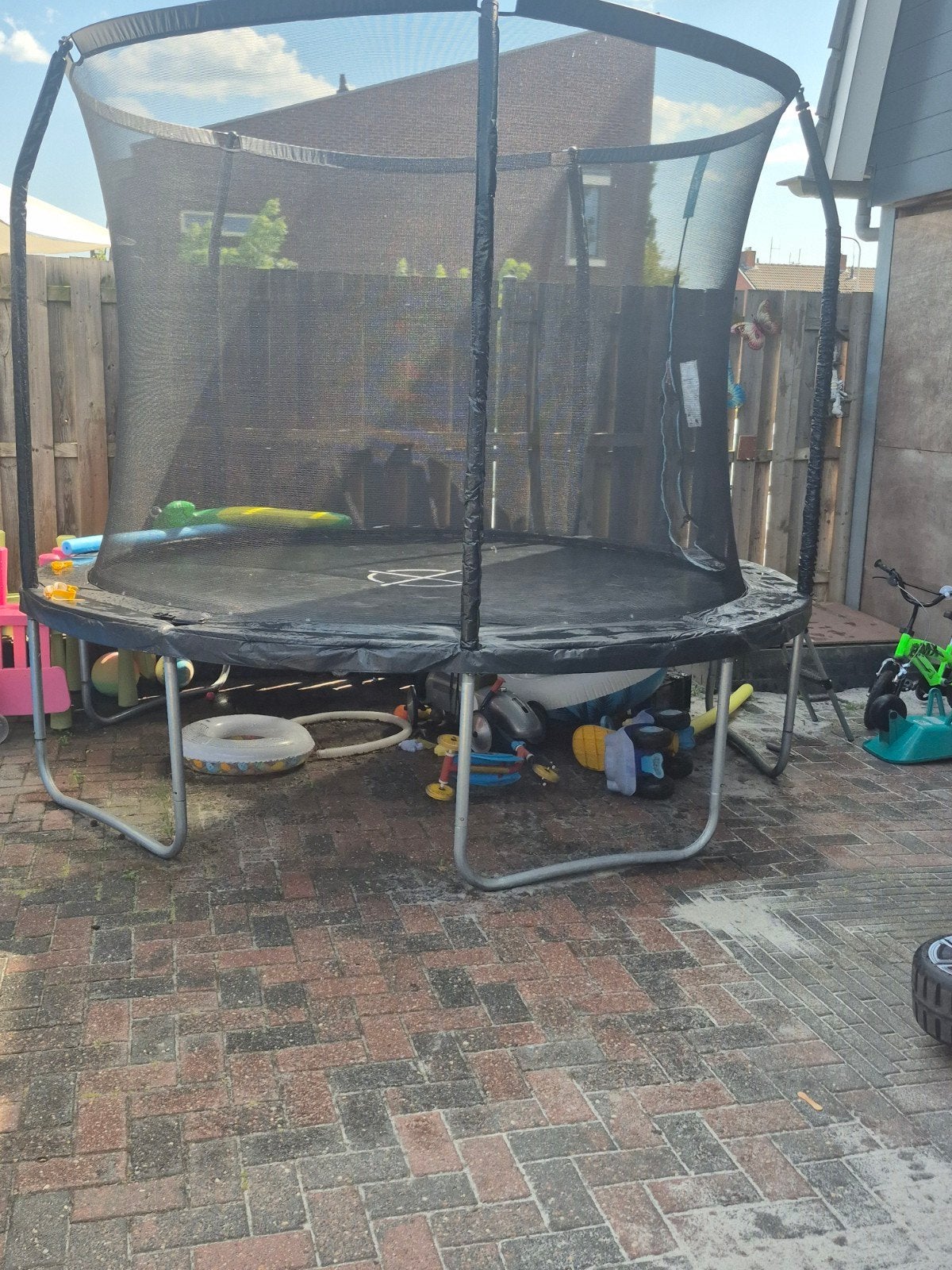 Trampoline, Kinderen en Baby's, Ophalen, Zo goed als nieuw