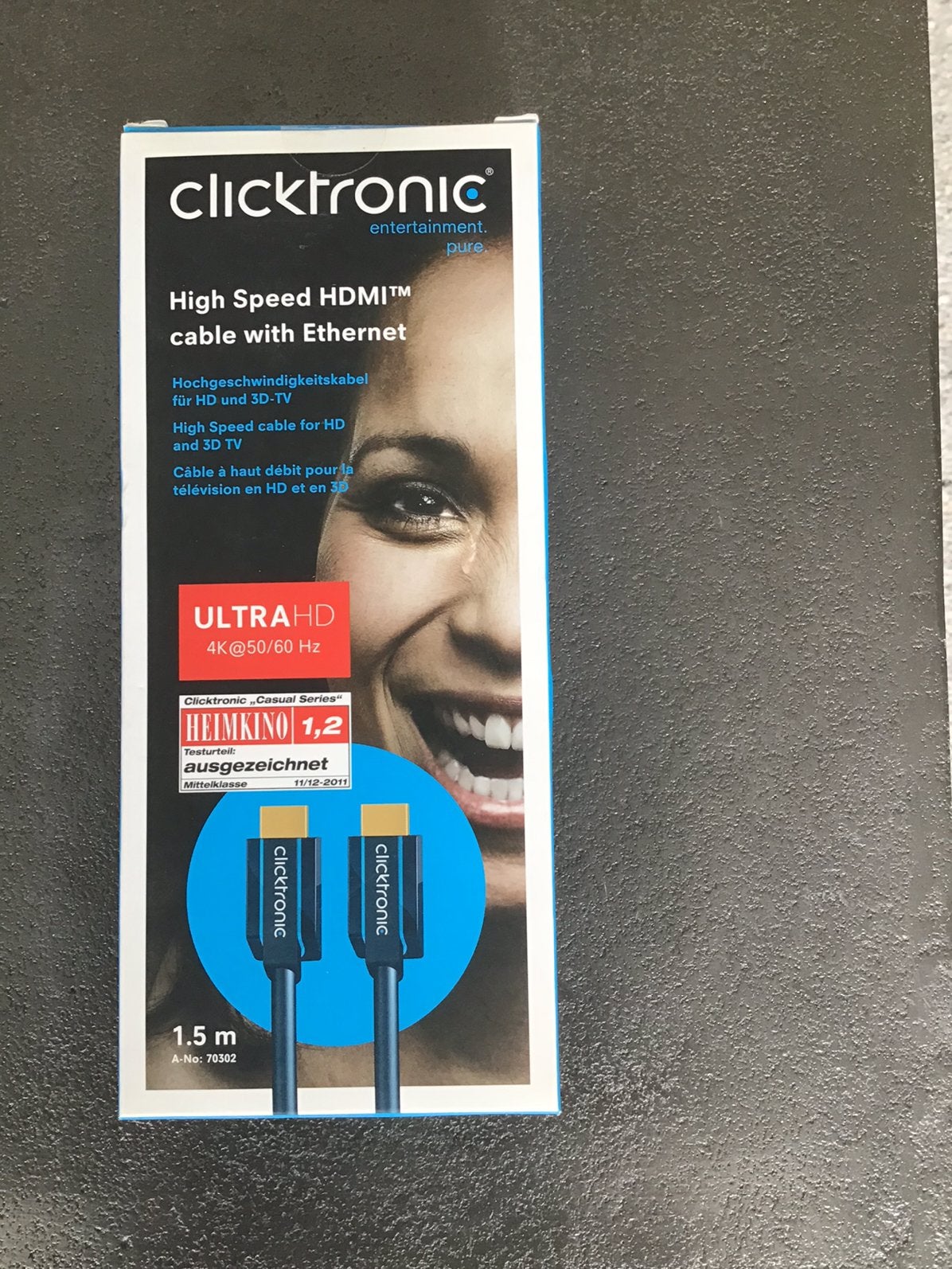 Verschillende audio en televisiekanalen., Audio, Tv en Foto, Ophalen, Nieuw, Minder dan 2 meter, HDMI-kabel