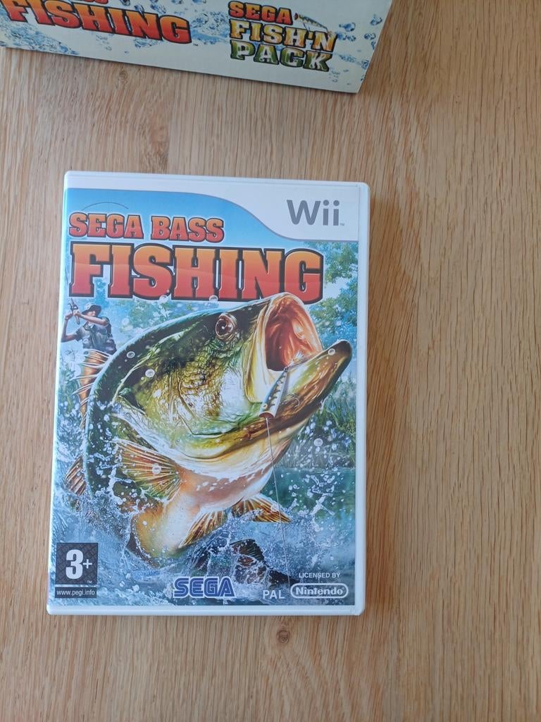 Sega bass fishing wii, Gebruikt, Overige genres, 1 speler, Ophalen of Verzenden
