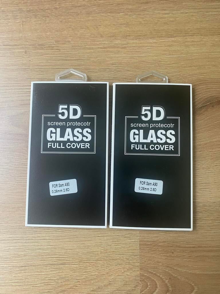 2x Screenprotector Glas Samsung A90 - Nieuw, Ophalen of Verzenden, Nieuw, Overige modellen, Hoesje of Tasje
