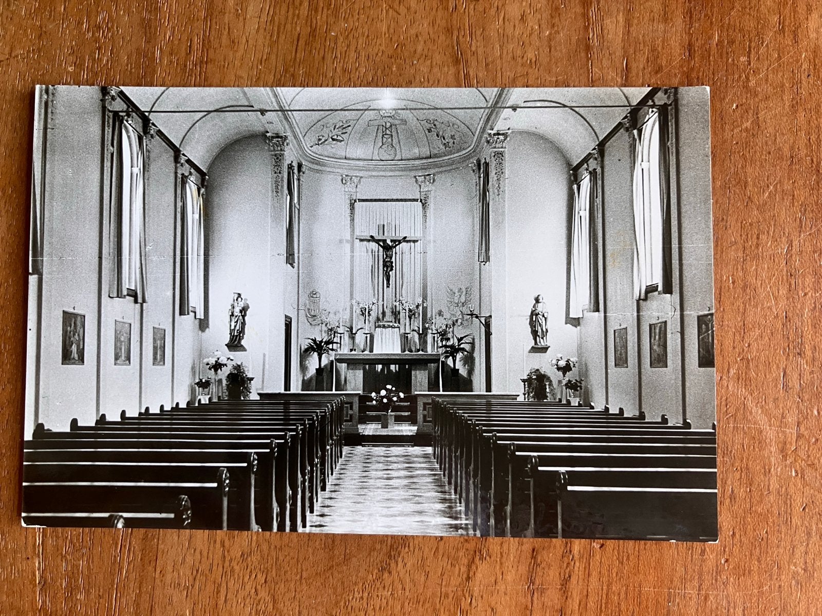 Kapel Internaat St. Anna Zundert 1960, Verzamelen, Ophalen of Verzenden, 1940 tot 1960, Gelopen, Noord-Brabant