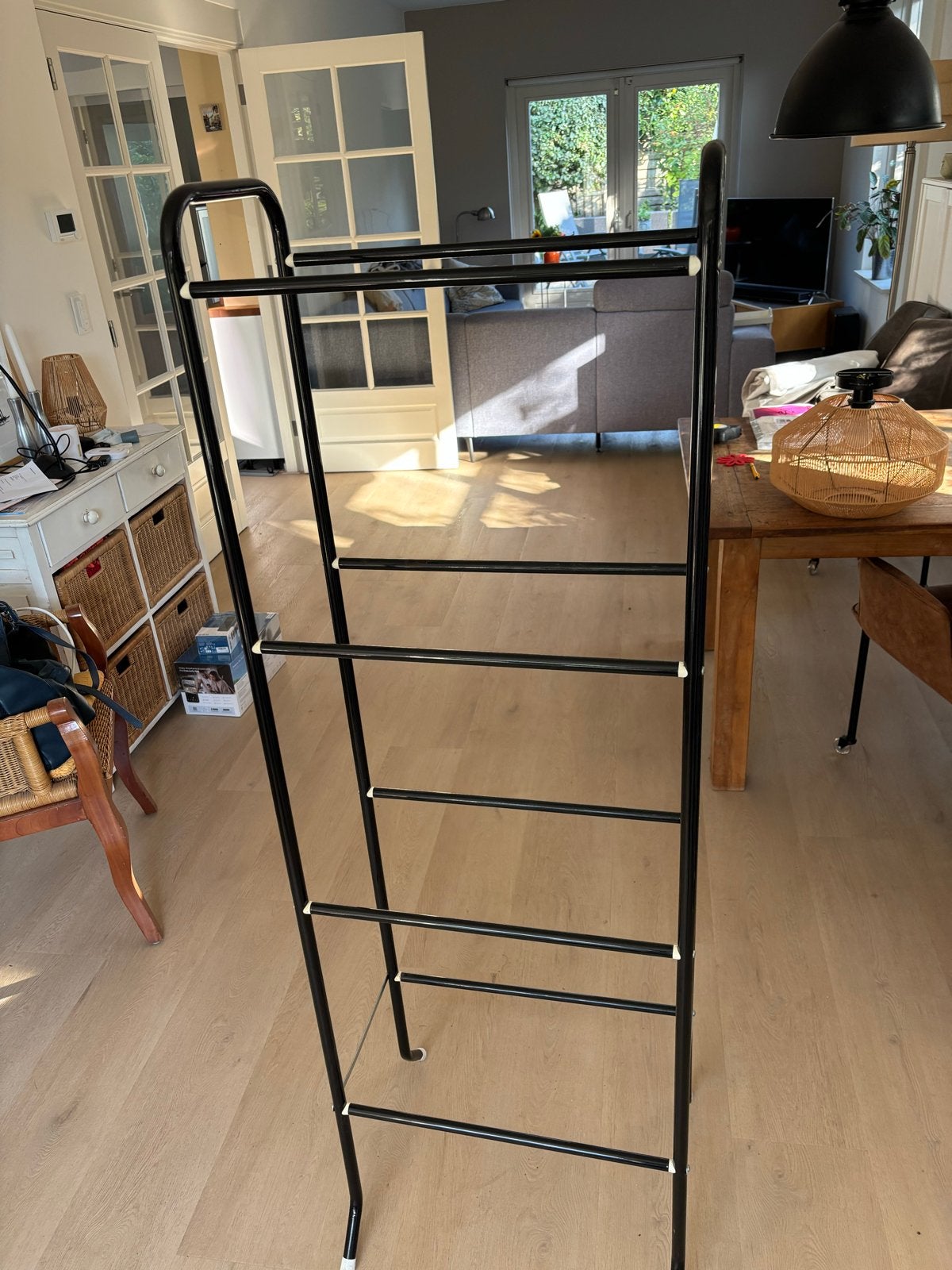 Handige rek voor 4 kratten Hoog 160cm, Diep 45cm, Breed 53cm, Ophalen, Gebruikt
