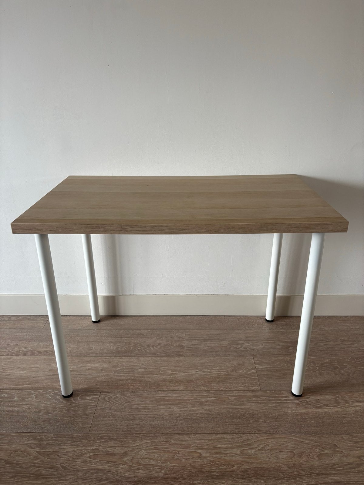 Tafel met witte poten, 100x60x74cm, zo goed als nieuw, Huis en Inrichting, Tafels | Eettafels, Ophalen, 100 tot 150 cm, 50 tot 100 cm