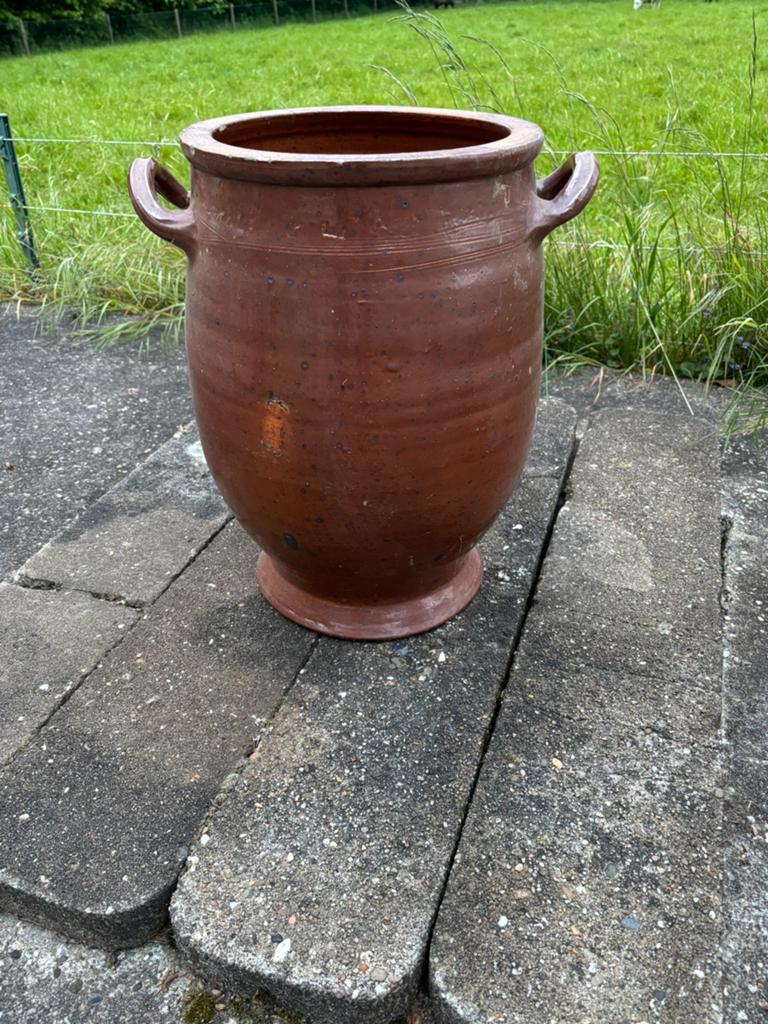 Keulse pot, Tuin en Terras, Bloempotten, Gebruikt, Rond, Aardewerk, 40 tot 70 cm