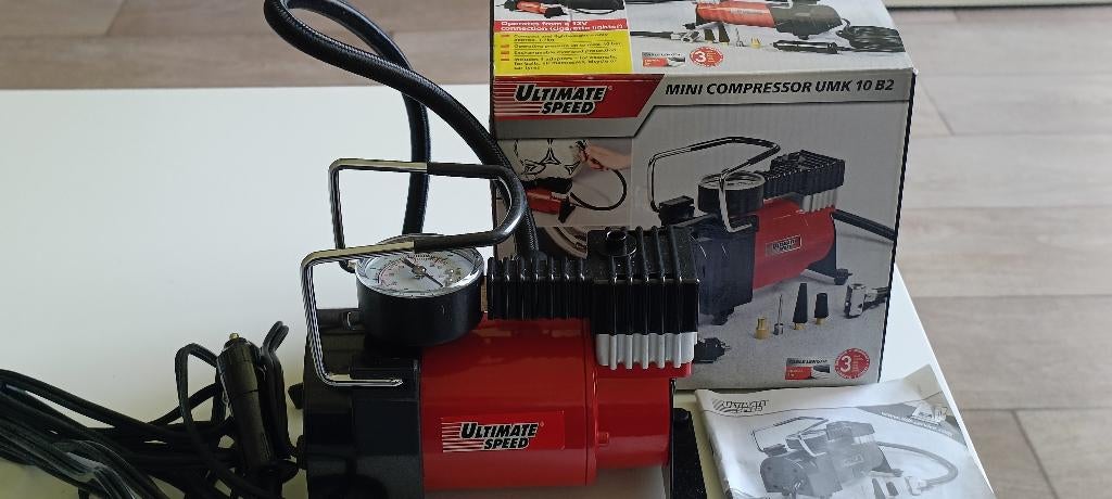 Mini Compressor, Doe-het-zelf en Verbouw, Compressors, Ophalen, 6 tot 10 bar, Nieuw, Minder dan 200 liter/min