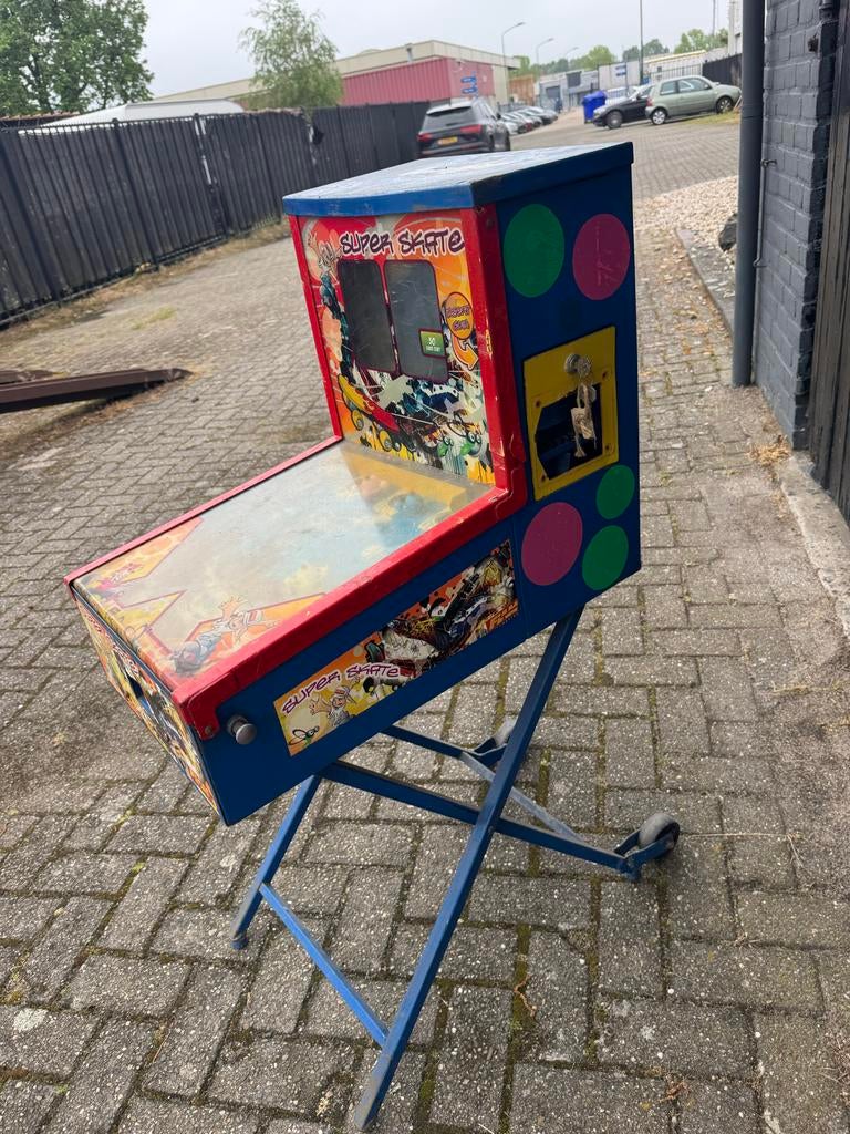 Vintage Super Skate Flipperkast Mechanisch, Gebruikt, ., Mechanisch, .