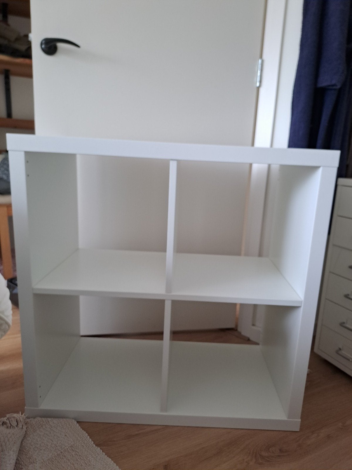 Witte Kallax kast 4 vakken, Ophalen, Gebruikt
