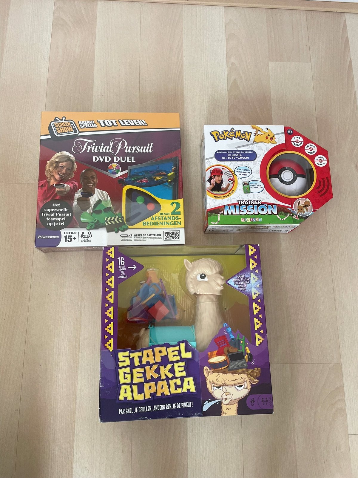 Nieuw in gesealde verpakking: 3 Mooie verschillende Spellen, Ophalen of Verzenden, Nieuw