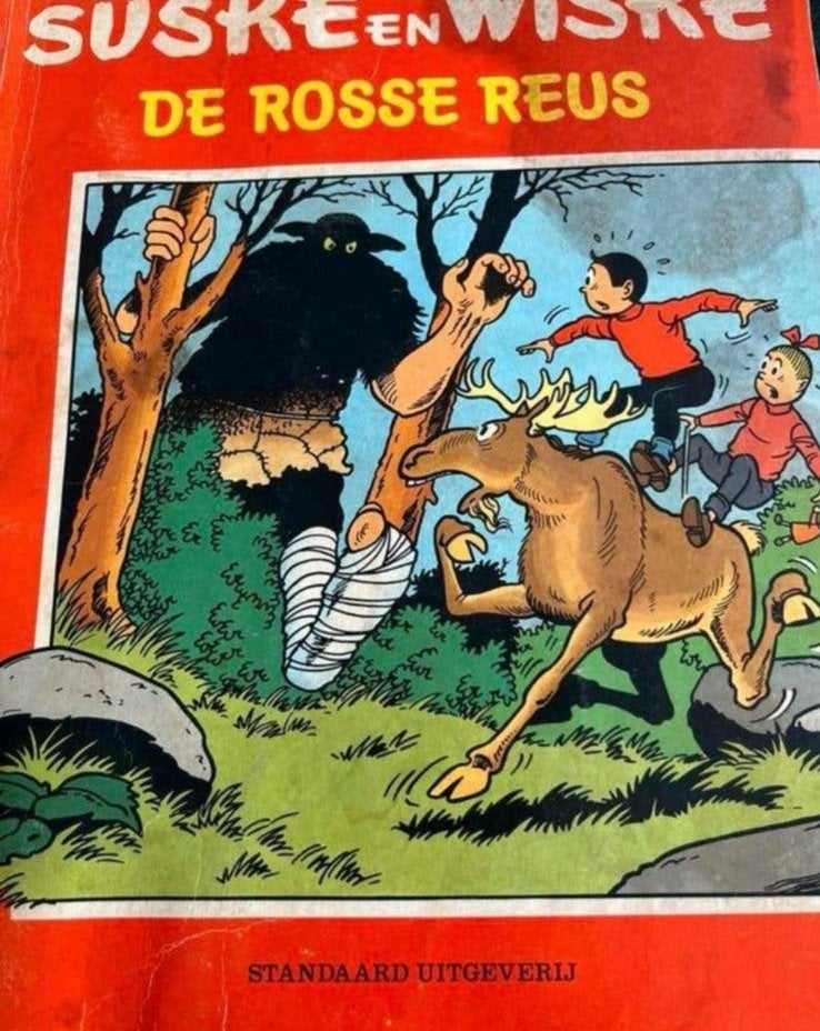 WILLY VAN DER STEEN SUSKE EN WISKE DE ROSSE REUS 186, Eén stripboek, Ophalen of Verzenden, Gelezen
