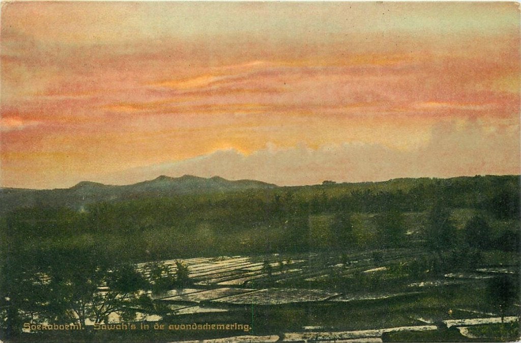 701-437-009 Soekaboemi Sawah s, Verzenden, Voor 1920, Overig Europa