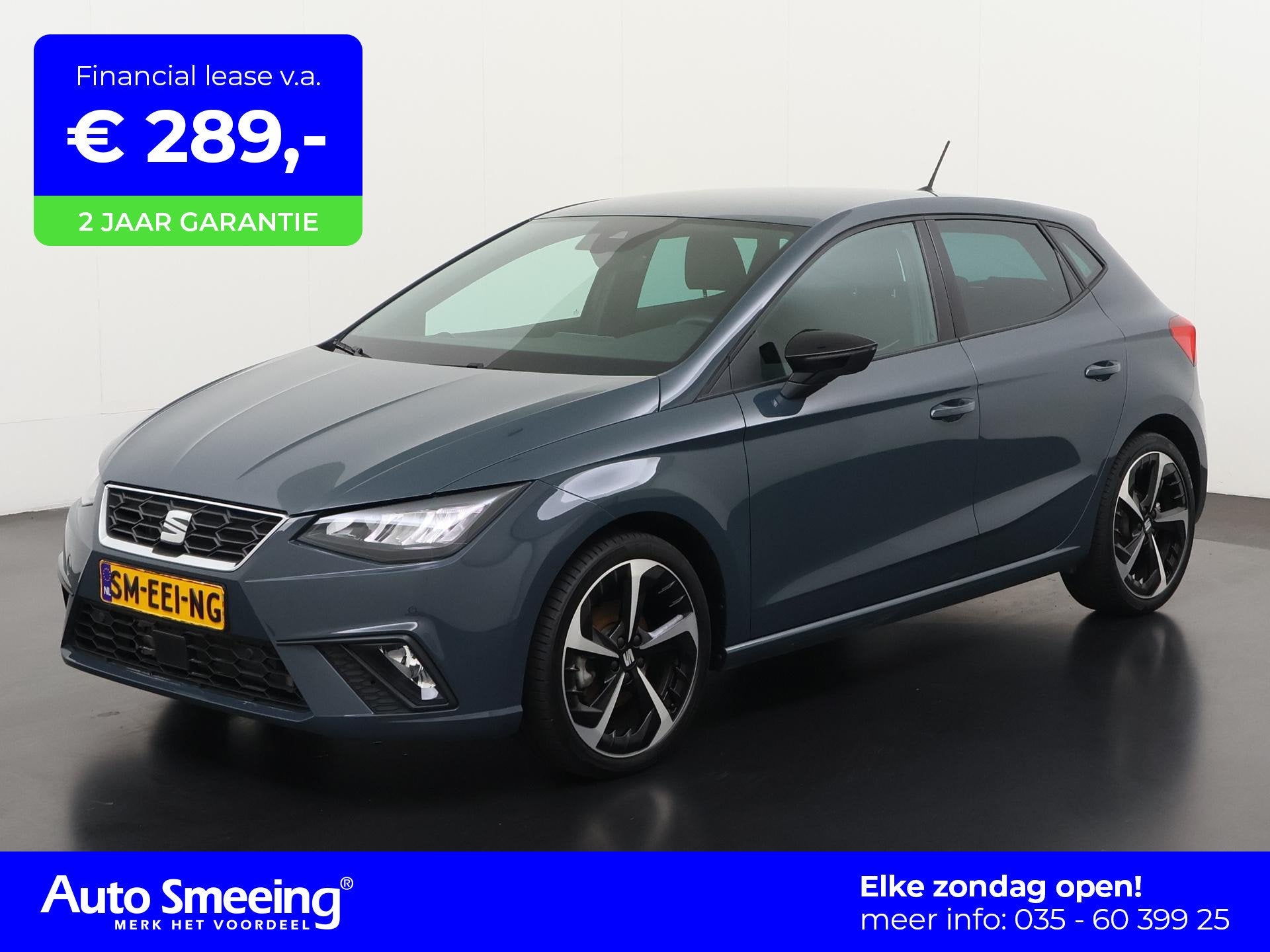 SEAT Ibiza 1.0 EcoTSI FR DSG | Camera | Stoelverwarming | Zo, 12 maanden, Gebruikt, 580 kg, Blauw