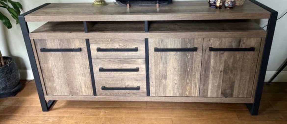 Prachtig industrieel dressoir uit de serie Cascade, Huis en Inrichting, Kasten | Dressoirs, Ophalen, Zo goed als nieuw, 25 tot 50 cm