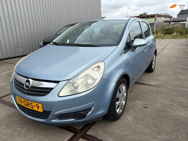 Opel Corsa 1.2-16V Business AIRCO -SERVICE BOEK, Voorwielaandrijving, Stof, Gebruikt, Zwart