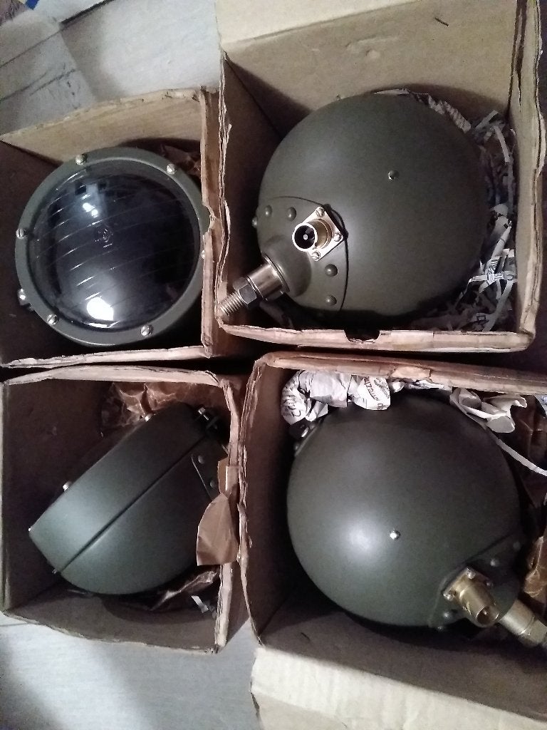 Willys MB Ford GPW Daf yp 408 infrarood koplamp CIBIE, Ophalen of Verzenden, Landmacht, Nederland, Overige typen