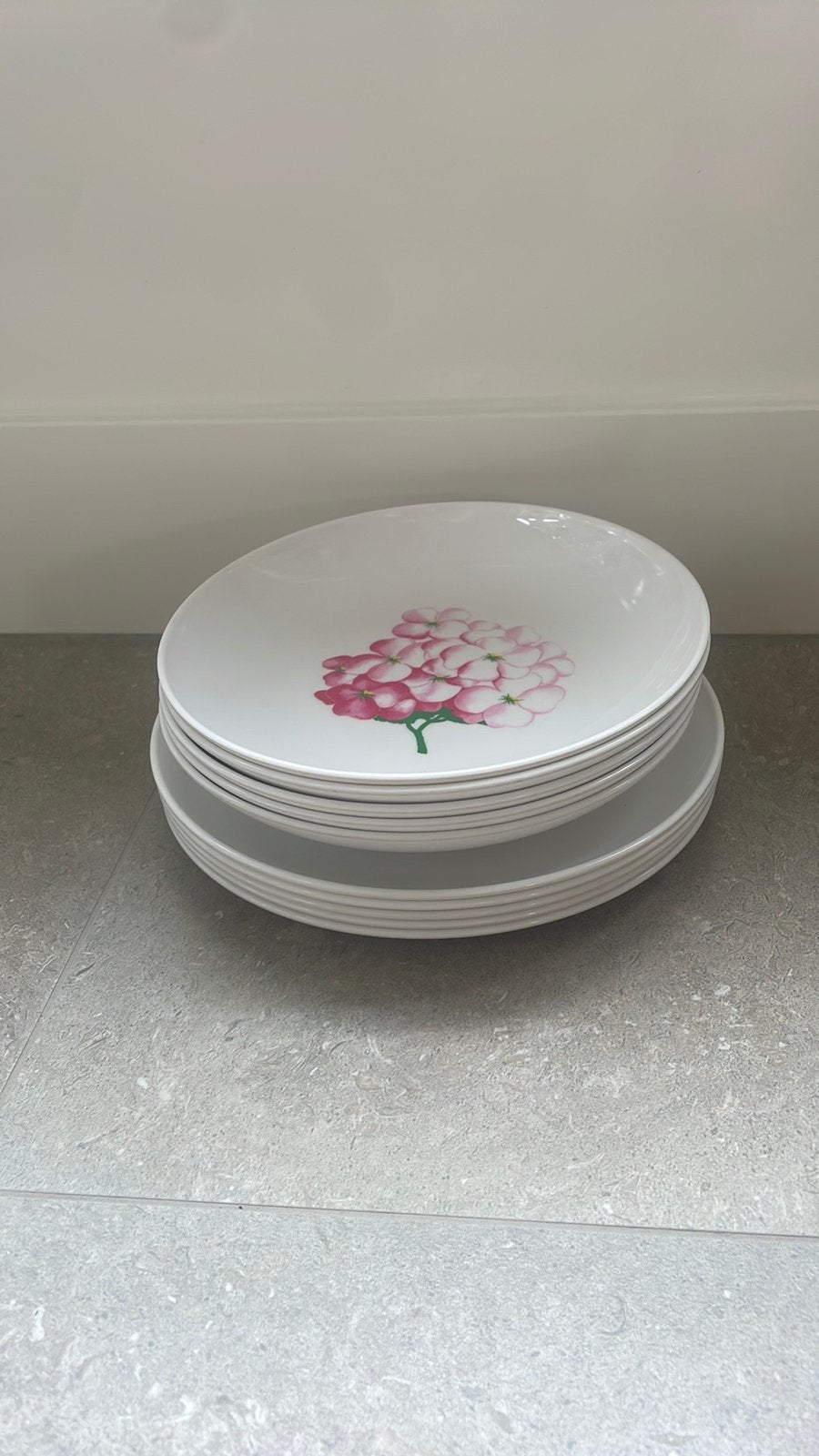 Melamine / melamina borden, Ophalen of Verzenden, Gebruikt