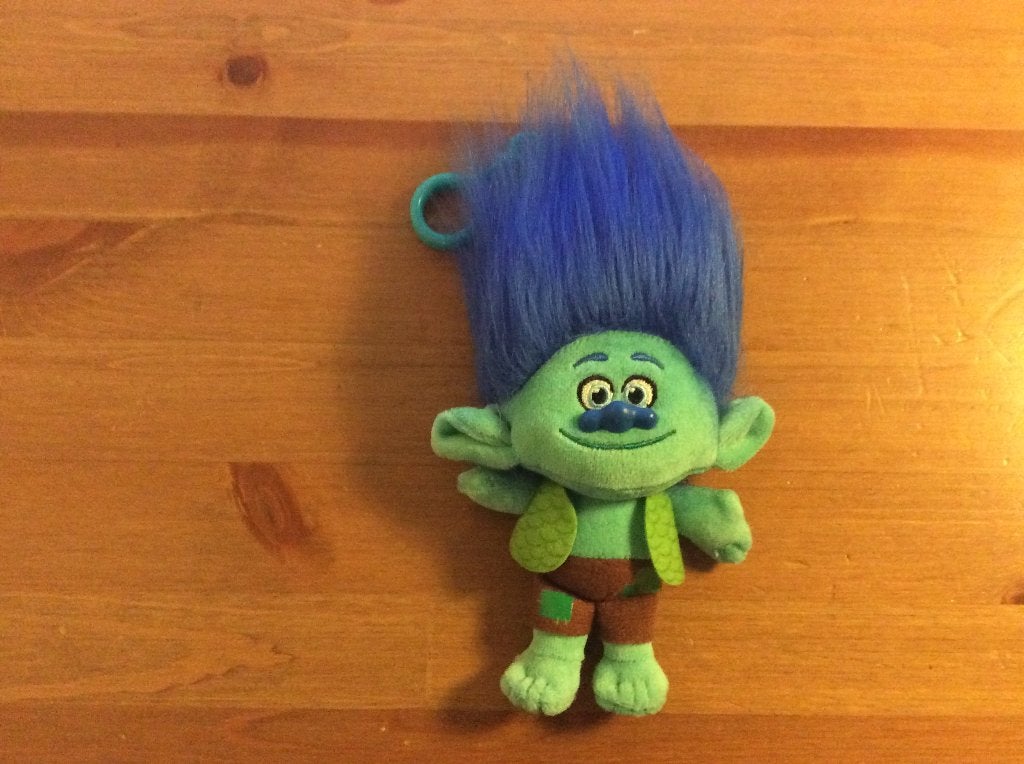 Trolls True Color Branch Knuffel - 20 cm - met hanger, Ophalen of Verzenden, Zo goed als nieuw, Meerkleurig, Overige typen